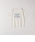 《予約》【SHIPS any別注】La Hutte:〈洗濯機可能〉デザイン ロゴ プリント TEE 26SS