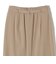 《予約》〈手洗い可能〉麻混 ベルト付 ウエストタック ナロー スカート