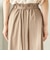 《予約》〈手洗い可能〉麻混 ベルト付 ウエストタック ナロー スカート