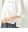 《予約》【SHIPS別注】LACOSTE:〈手洗い可能〉五分袖 TEE