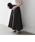 《予約》SHIPS any:〈洗濯機可能〉ツイル アウト シーム イージー ギャザー スカート