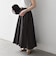 《予約》SHIPS any:〈洗濯機可能〉ツイル アウト シーム イージー ギャザー スカート