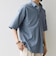 【WEB限定】SHIPS any: ハイブリッドリネン プルオーバー シャツ(セットアップ対応) 26SS◆