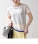 SHIPS any:〈手洗い可能〉レイヤード シアー ワッフル TEE