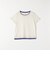 SHIPS any:〈手洗い可能〉レイヤード シアー ワッフル TEE