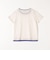 SHIPS any:〈手洗い可能〉レイヤード シアー ワッフル TEE