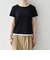 SHIPS any:〈手洗い可能〉レイヤード シアー ワッフル TEE