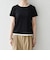 SHIPS any:〈手洗い可能〉レイヤード シアー ワッフル TEE