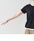 SHIPS any:〈手洗い可能〉レイヤード シアー ワッフル TEE