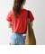 SHIPS any:〈手洗い可能〉レイヤード シアー ワッフル TEE