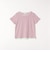 SHIPS any:〈手洗い可能〉レイヤード シアー ワッフル TEE