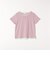 SHIPS any:〈手洗い可能〉レイヤード シアー ワッフル TEE