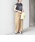 SHIPS Colors:〈接触冷感・UVカット〉26SS フレンチスリーブ ロゴT