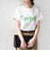 《一部追加・新色予約》SHIPS Colors:〈接触冷感・UVカット〉ビッグロゴ ドルマン Tシャツ◆