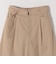 《予約》quaranciel:〈洗濯機可能〉コットン ベルト ハイウエスト テーパード パンツ