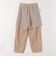 《予約》quaranciel:〈洗濯機可能〉コットン ベルト ハイウエスト テーパード パンツ