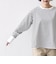 〈接触冷感 / UVカット / 手洗い可能〉ロング リブ ラウンド ヘム プルオーバー
