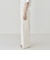 quaranciel:〈手洗い可能〉バイアス ストレッチ イージー ワイド パンツ
