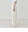 quaranciel:〈手洗い可能〉バイアス ストレッチ イージー ワイド パンツ
