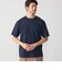 【WEB限定】SHIPS: マイクロ ワッペン フェード Tシャツ