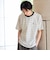 【SHIPS別注】LACOSTE: マイクロ ボーダー Tシャツ