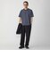 【SHIPS別注】LACOSTE: マイクロ ボーダー Tシャツ