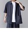 SHIPS any:〈撥水/軽量/ストレッチ〉SOLOTEX(R) シアサッカー キャンプポケット シャツ◇
