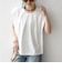 SHIPS any:〈接触冷感/汗染み防止加工/洗濯機可能〉タック フレア ノースリーブ TEE