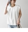 SHIPS any:〈接触冷感/汗染み防止加工/洗濯機可能〉タック フレア ノースリーブ TEE