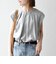 SHIPS any:〈接触冷感/汗染み防止加工/洗濯機可能〉タック フレア ノースリーブ TEE