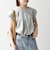 SHIPS any:〈接触冷感/汗染み防止加工/洗濯機可能〉タック フレア ノースリーブ TEE