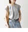 SHIPS any:〈接触冷感/汗染み防止加工/洗濯機可能〉タック フレア ノースリーブ TEE
