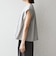 SHIPS any:〈接触冷感/汗染み防止加工/洗濯機可能〉タック フレア ノースリーブ TEE