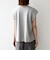 SHIPS any:〈接触冷感/汗染み防止加工/洗濯機可能〉タック フレア ノースリーブ TEE
