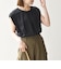 SHIPS any:〈接触冷感/汗染み防止加工/洗濯機可能〉タック フレア ノースリーブ TEE