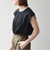 SHIPS any:〈接触冷感/汗染み防止加工/洗濯機可能〉タック フレア ノースリーブ TEE