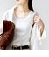 〈手洗い可能〉レース トリミング 2WAY タンクトップ
