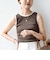〈手洗い可能〉レース トリミング 2WAY タンクトップ
