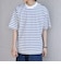 SHIPS any:〈洗濯機可能〉デザイン リブ ベーシック ボーダー Tシャツ◆