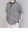 SHIPS any:〈洗濯機可能〉デザイン リブ ベーシック ボーダー Tシャツ◆