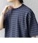 SHIPS any:〈洗濯機可能〉デザイン リブ ベーシック ボーダー Tシャツ◆