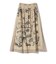 《予約》【SHIPS別注】BINDU:〈手洗い可能〉フロリダ マップ スカート