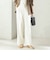 《予約》〈手洗い可能〉ドライ シャンタン フロント タック パンツ