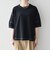 《予約》SHIPS any:〈抗菌防臭/洗濯機可能〉USAコットン 配色 ステッチ ワイド TEE