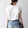 SHIPS any:〈洗濯機可能〉フリル コンビ ノースリーブ TEE