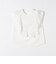 SHIPS any:〈洗濯機可能〉フリル コンビ ノースリーブ TEE