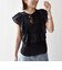 SHIPS any:〈洗濯機可能〉フリル コンビ ノースリーブ TEE