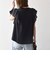 SHIPS any:〈洗濯機可能〉フリル コンビ ノースリーブ TEE