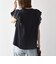 SHIPS any:〈洗濯機可能〉フリル コンビ ノースリーブ TEE
