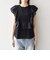 SHIPS any:〈洗濯機可能〉フリル コンビ ノースリーブ TEE